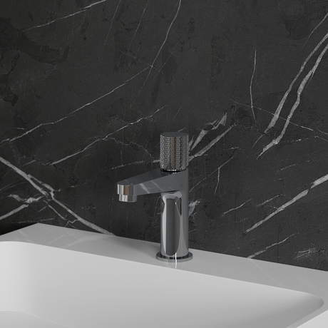 OMNIRES Bateria umywalkowa CONTOUR stojąca chrom połysk CT8010CR